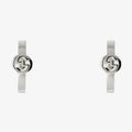 Gucci Interlocking Sterling Silver Hoop Earrings