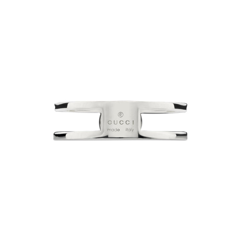 Gucci Interlocking Sterling Silver Ring