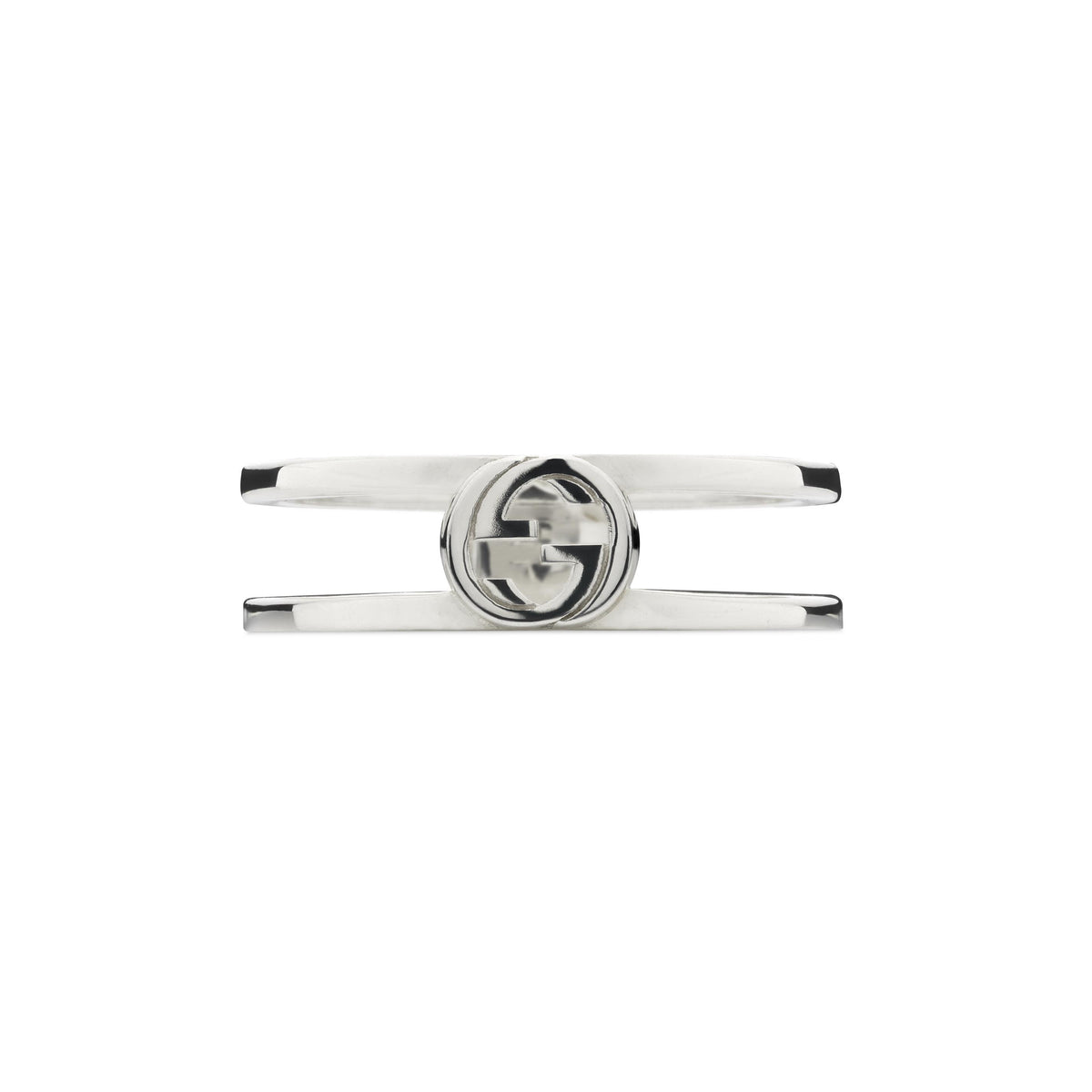 Gucci Interlocking Sterling Silver Ring