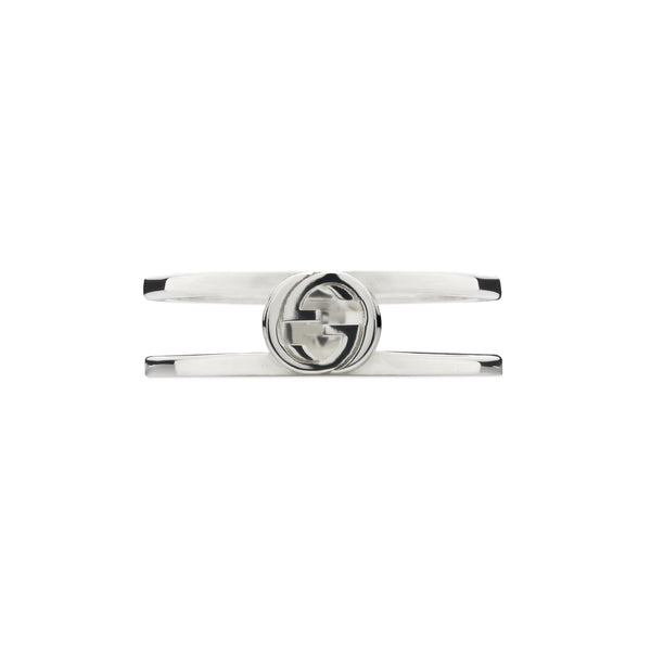 Gucci Interlocking Sterling Silver Ring