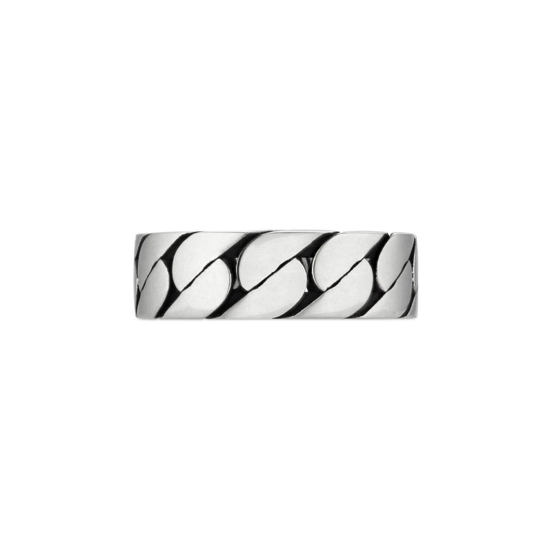 Gucci Interlocking Sterling Silver Ring