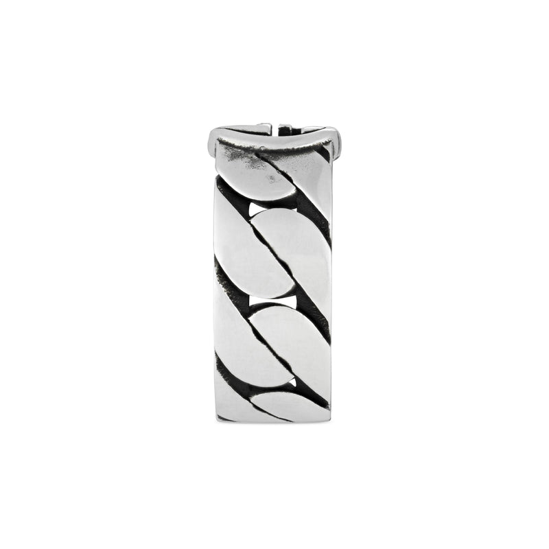 Gucci Interlocking Sterling Silver Wide Ring