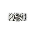Gucci Interlocking Sterling Silver Wide Ring