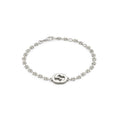 Gucci Interlocking Sterling Silver Bracelet
