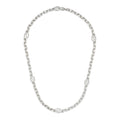 Gucci Interlocking Sterling Silver Chain Necklace