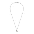 Gucci Interlocking Sterling Silver Pendant Necklace