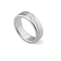 Gucci Interlocking G Diagonal 6mm Ring