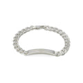 Gucci Interlocking G Diagonal Sterling Silver Bracelet