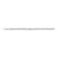 Gucci Interlocking G Diagonal Sterling Silver Bracelet