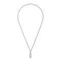 Gucci Interlocking G Sterling Silver Diagonal Necklace
