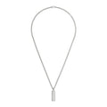 Gucci Interlocking G Sterling Silver Diagonal Necklace