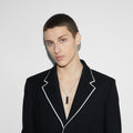 Gucci GG Tag Sterling Silver Chain Necklace