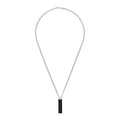 Gucci GG Tag Sterling Silver Chain Necklace