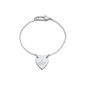 Gucci Trademark Heart Sterling Silver Bracelet