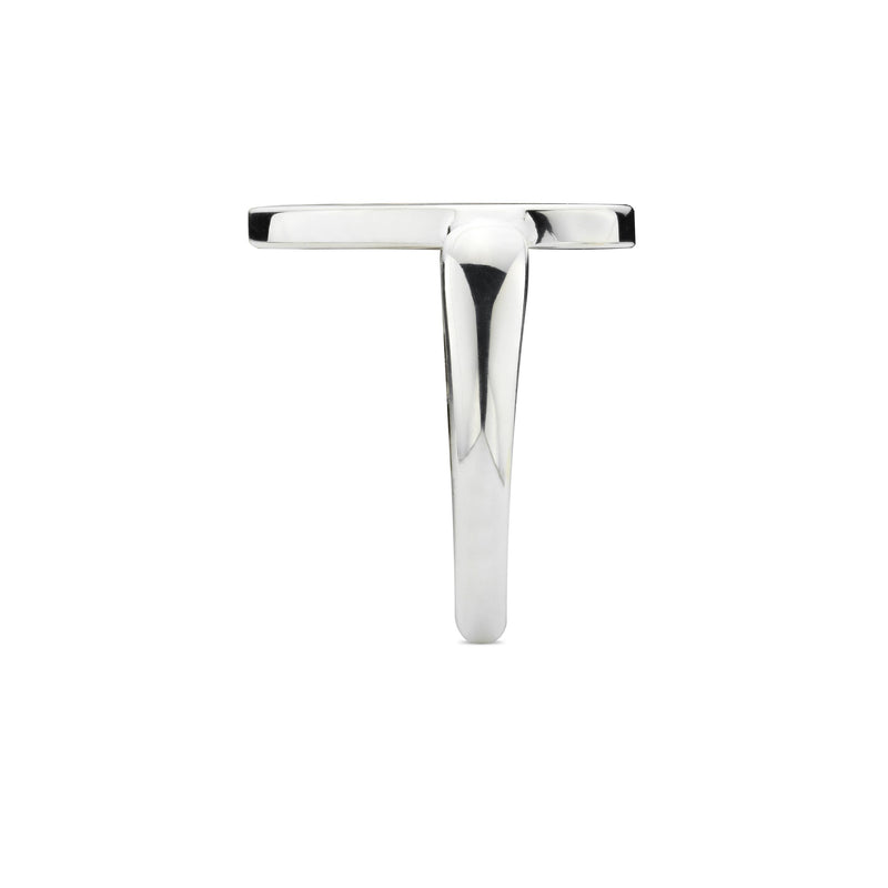 Gucci Trademark Heart Sterling Silver Ring