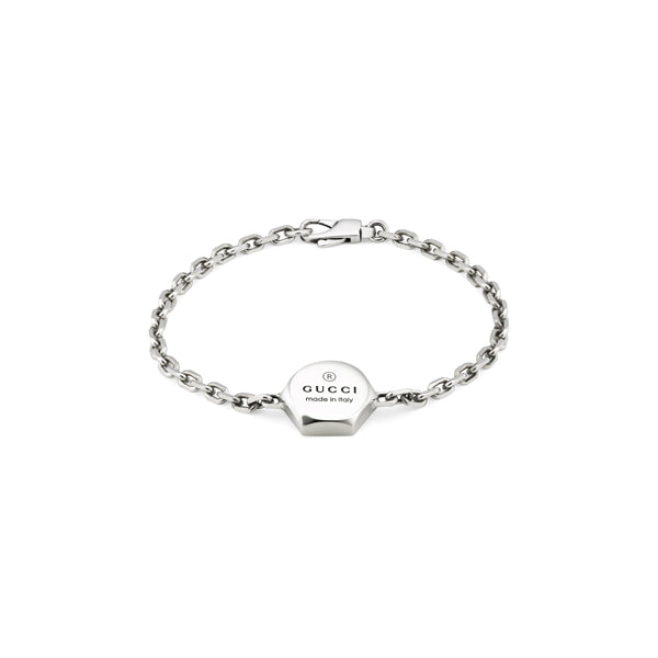 Gucci Trademark Sterling Silver Bracelet