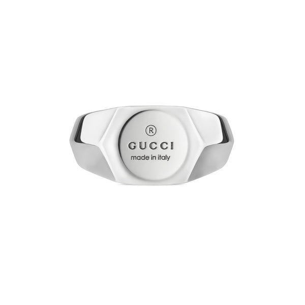 Gucci Trademark Sterling Silver Ring
