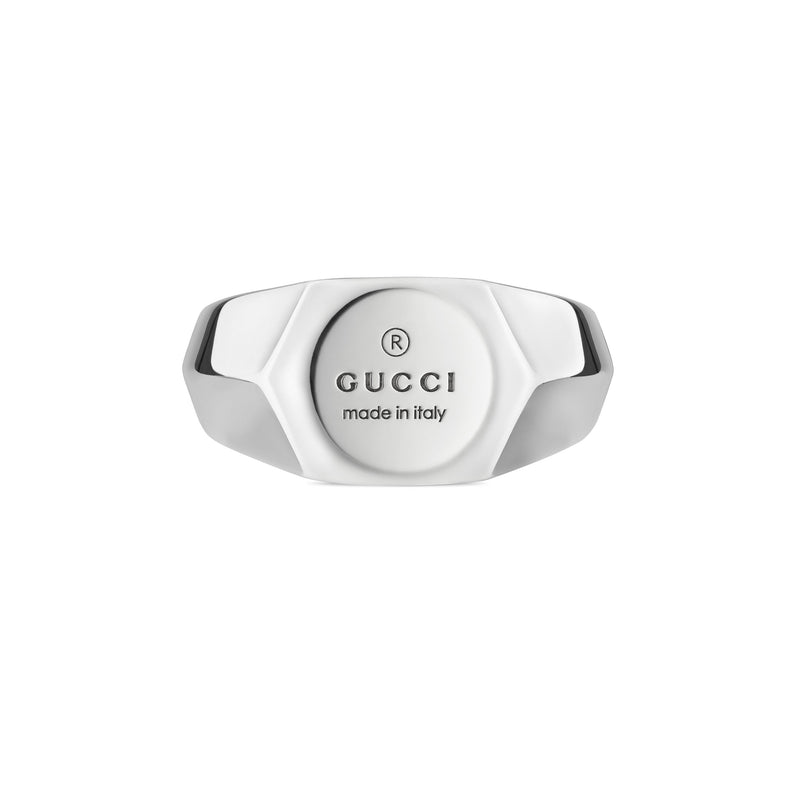 Gucci Trademark Sterling Silver Ring