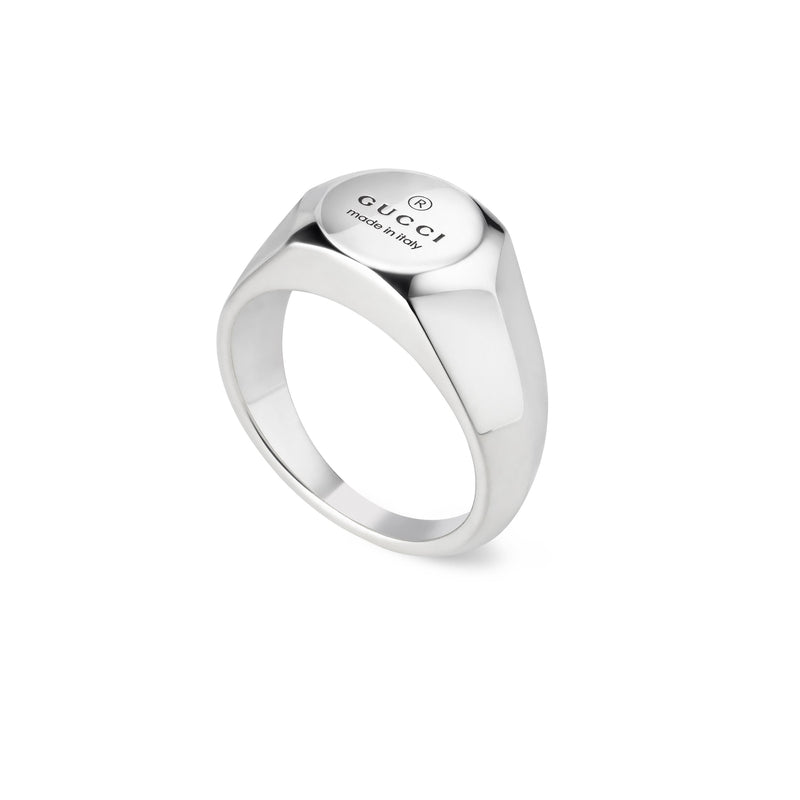 Gucci Trademark Sterling Silver Ring