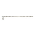 Gucci Trademark Sterling Silver Padlock Bracelet