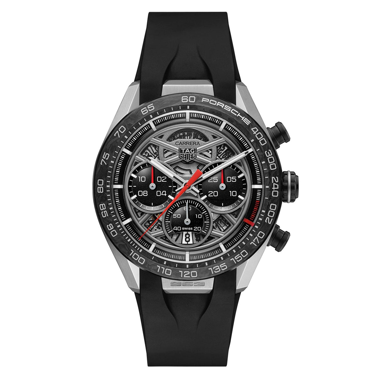 Tag Heuer Carrera Chronograph X Porsche 963 Limited Edition 44mm Watch CBU2010.FT6267
