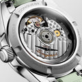 Longines Conquest Automatic Mint Green Rubber Strap 34mm Watch L3.430.4.02.9