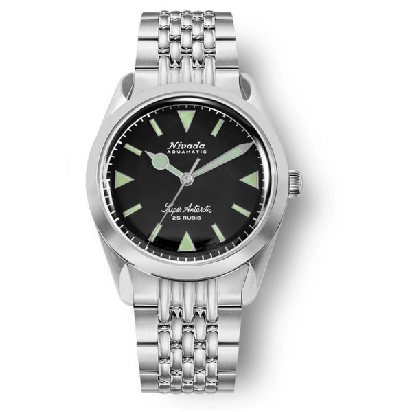 Nivada Grenchen Super Antartic Green Beads of Rice 38mm Watch 32026A04