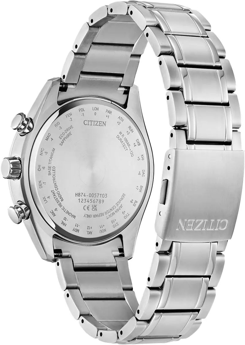 Citizen Eco-Drive 'Tsuki-Yomi' Radio-Controlled Moon Phase 43mm Watch
