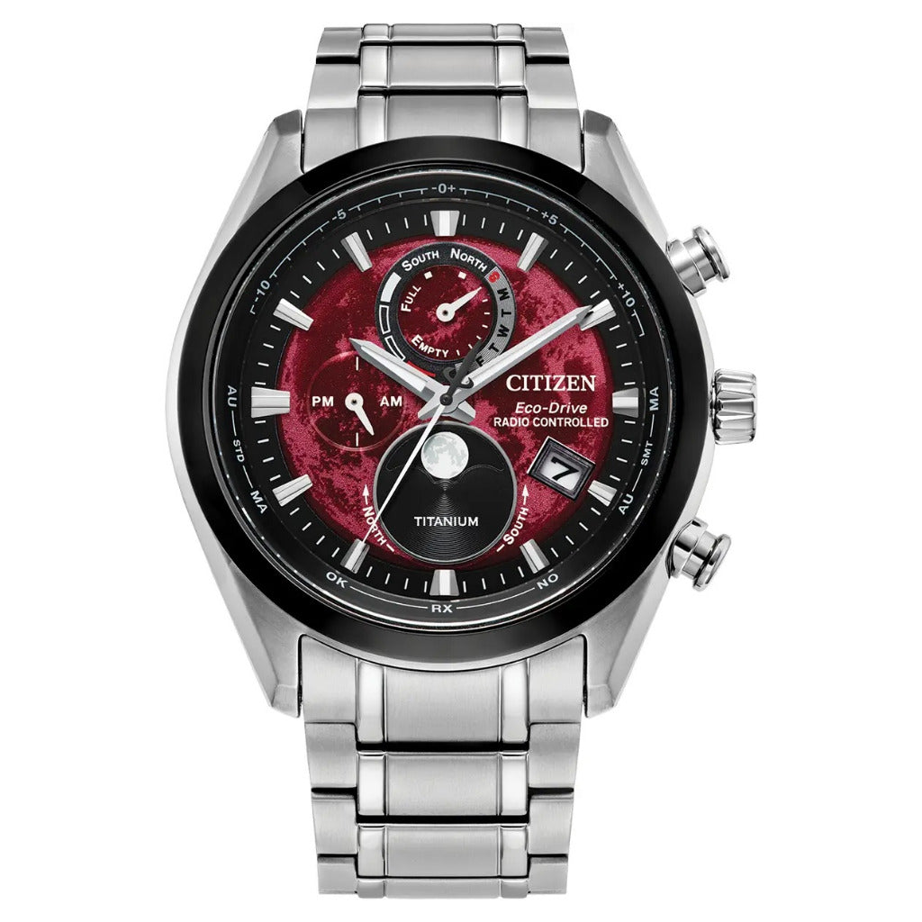 Citizen Eco-Drive 'Tsuki-Yomi' Radio-Controlled Moon Phase 43mm Watch