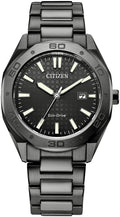 Citizen Eco-Drive Men's Sport Black 41mm Watch BM7637-81H
