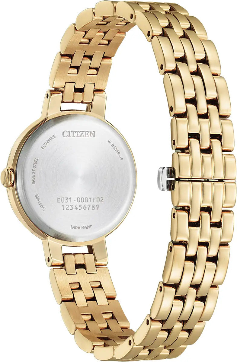 Citizen Eco-Drive L Silhouette Rose 28mm Watch EM0993-82X