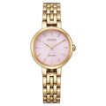 Citizen Eco-Drive L Silhouette Rose 28mm Watch EM0993-82X