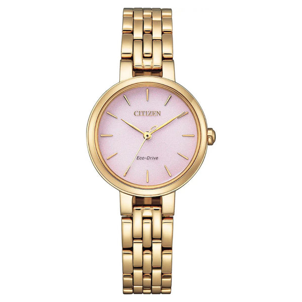Citizen Eco-Drive L Silhouette Rose 28mm Watch EM0993-82X