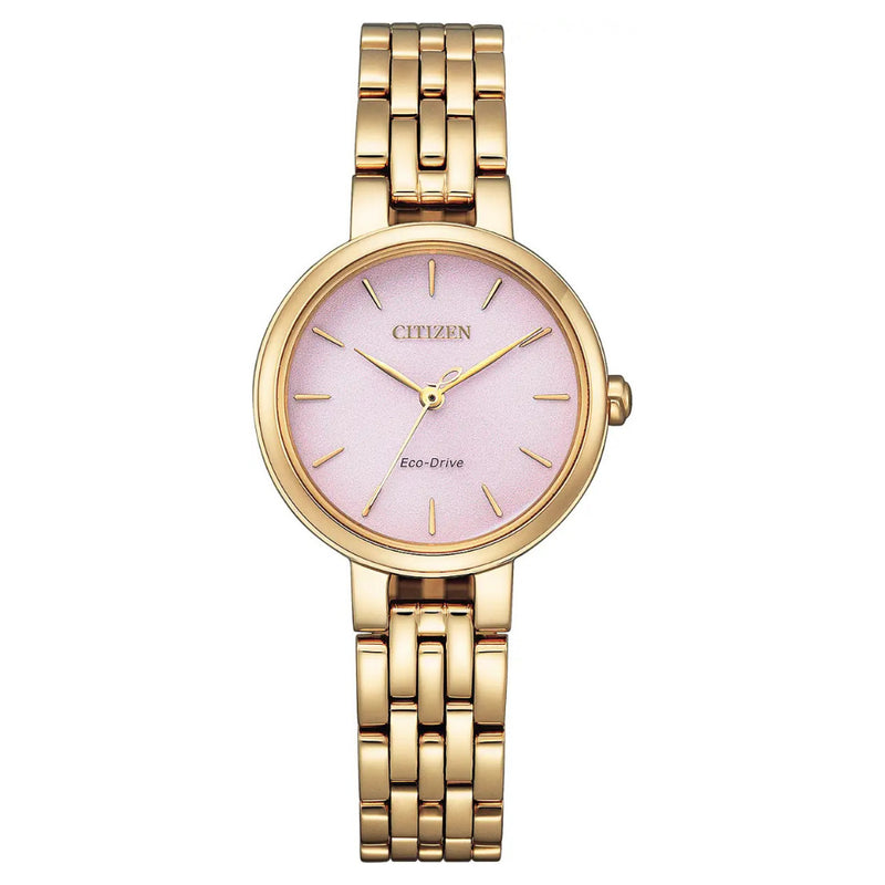 Citizen Eco-Drive L Silhouette Rose 28mm Watch EM0993-82X