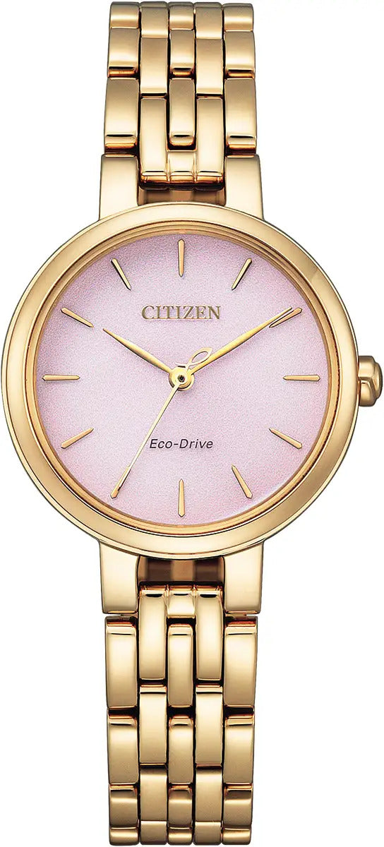 Citizen Eco-Drive L Silhouette Rose 28mm Watch EM0993-82X