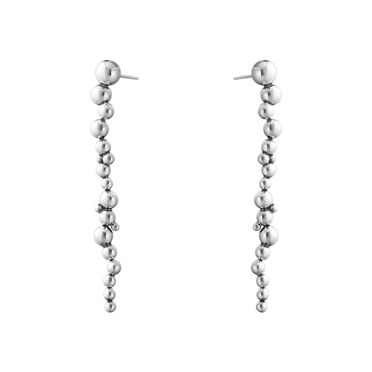 Georg Jensen Moonlight Grapes Long Earrings, Sterling Silver