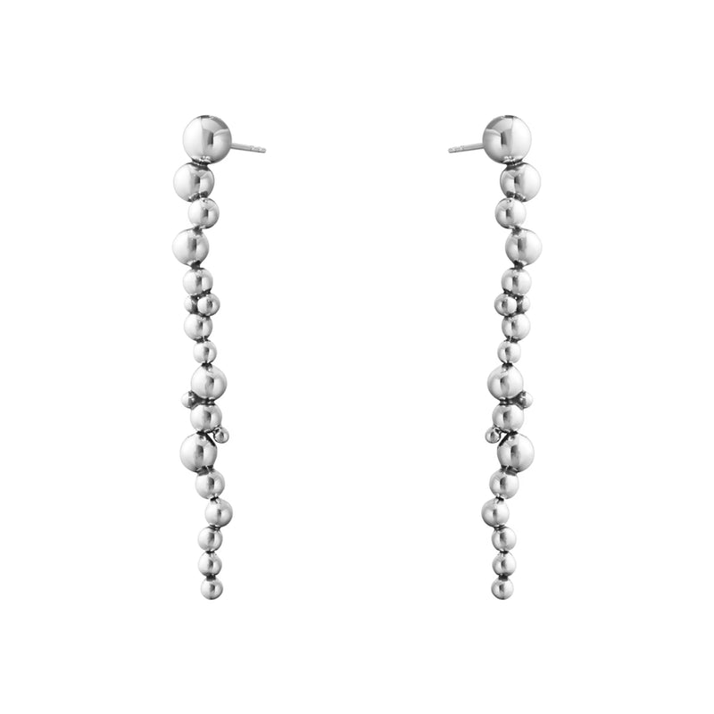 Georg Jensen Moonlight Grapes Long Earrings, Sterling Silver