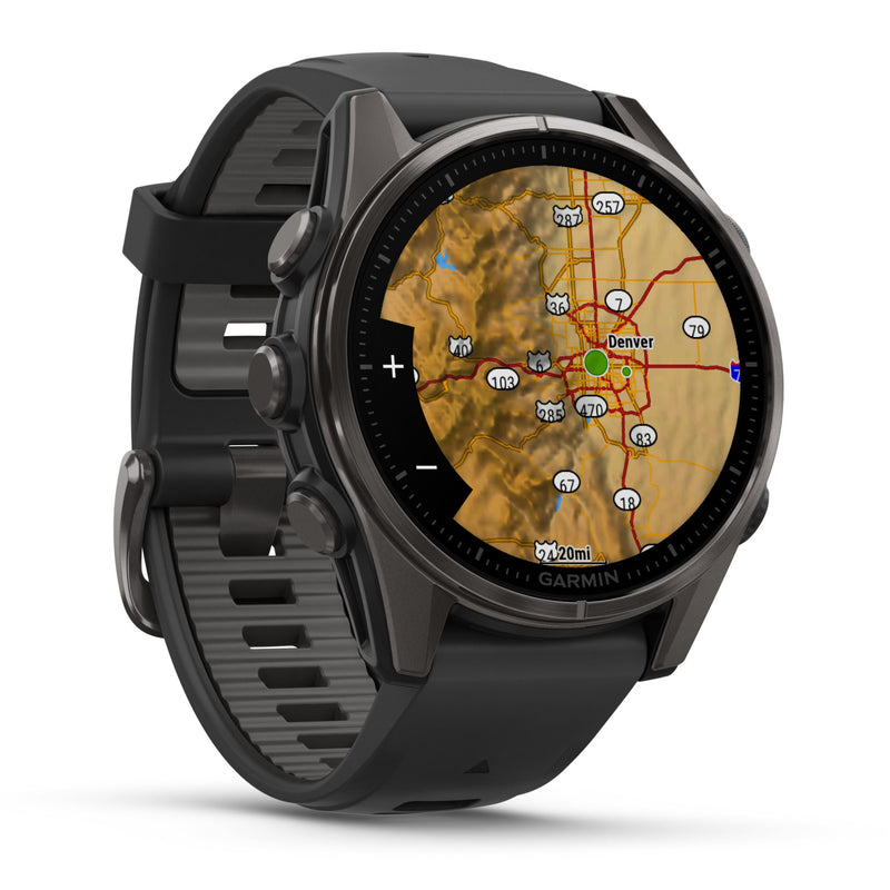 Garmin Fenix 8 - 43mm Sapphire AMOLED Carbon Grey 010-02903-21