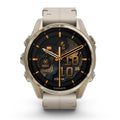 Garmin Fenix 8 - 43mm Sapphire AMOLED Soft Gold & Fog Grey 010-02903-40
