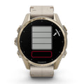 Garmin Fenix 8 - 43mm Sapphire AMOLED Soft Gold & Fog Grey 010-02903-40