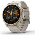 Garmin Fenix 8 - 43mm Sapphire AMOLED Soft Gold & Fog Grey 010-02903-40