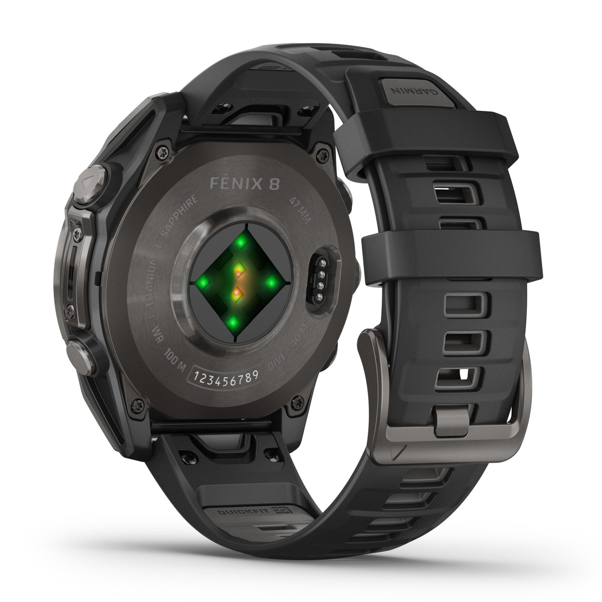 Garmin Fenix 8 - 47mm Sapphire AMOLED Carbon Black 010-02904-21