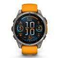 Garmin Fenix 8 - 47mm Sapphire AMOLED Graphite & Orange 010-02904-11
