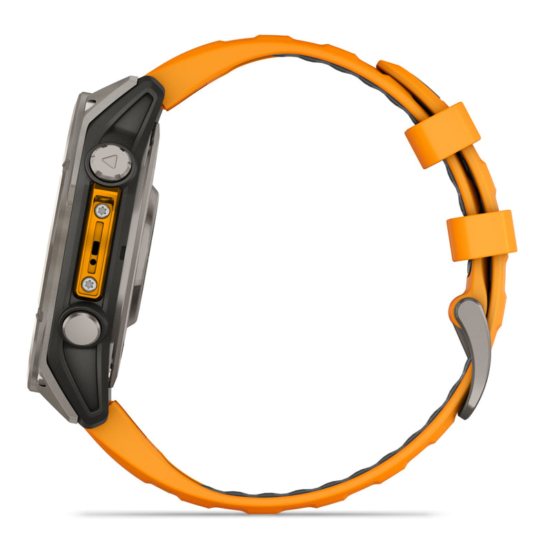 Garmin Fenix 8 - 47mm Sapphire AMOLED Graphite & Orange 010-02904-11
