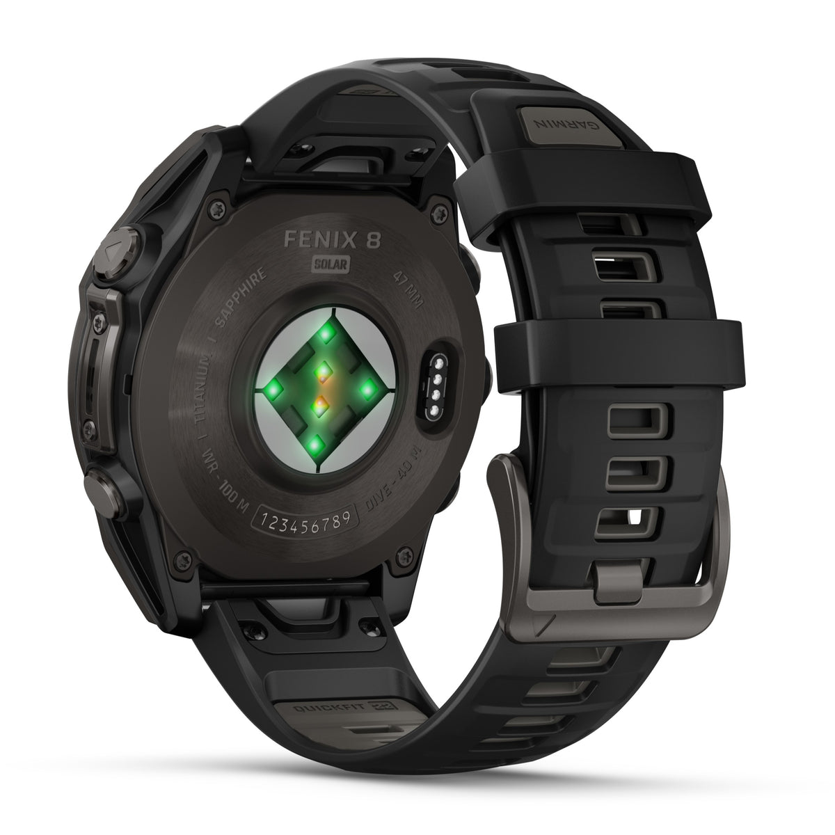 Garmin Fenix 8 - 47mm Sapphire Solar Carbon Grey 010-02906-11