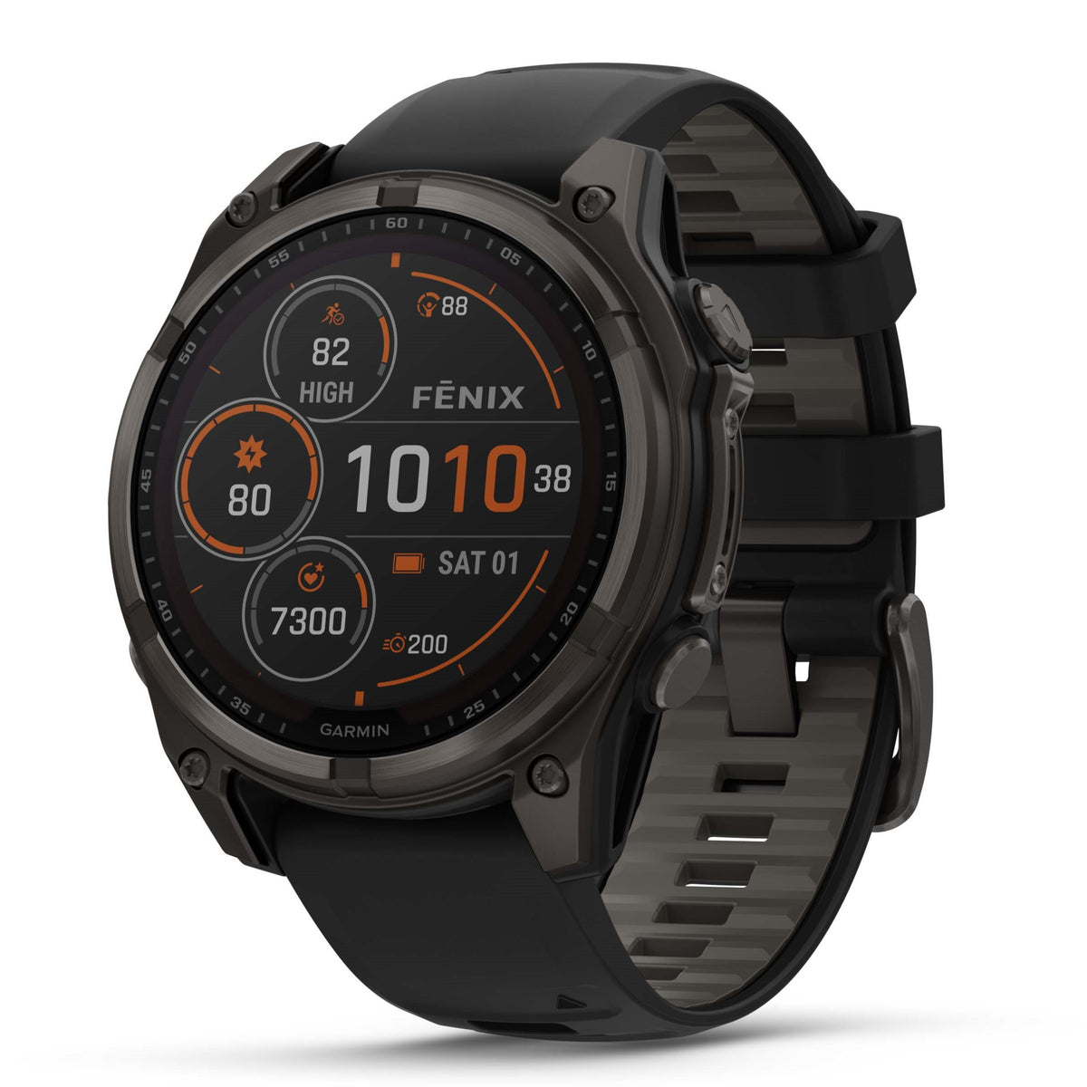 Garmin Fenix 8 - 47mm Sapphire Solar Carbon Grey 010-02906-11