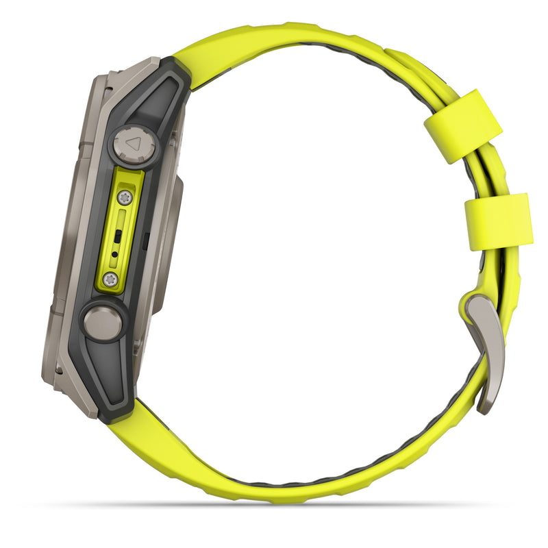 Garmin Fenix 8 - 51mm Sapphire Solar Titanium & Yellow 010-02907-21