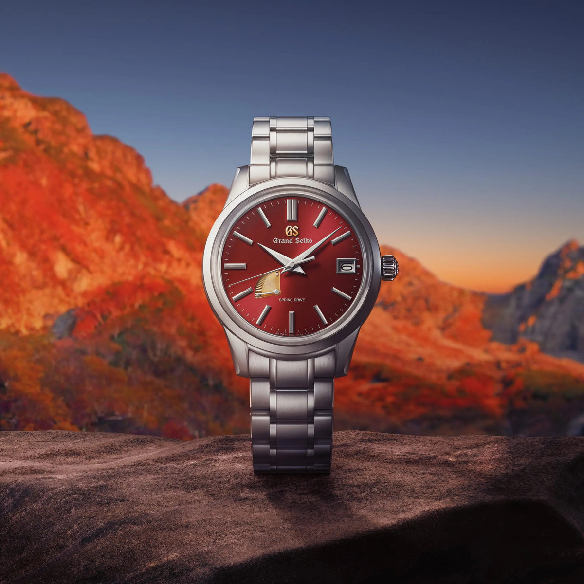 Grand Seiko Elegance ‘Morning Glow of Hotaka Peaks’ Sunray 9R Spring Drive 20th Anniversary Limited Edition