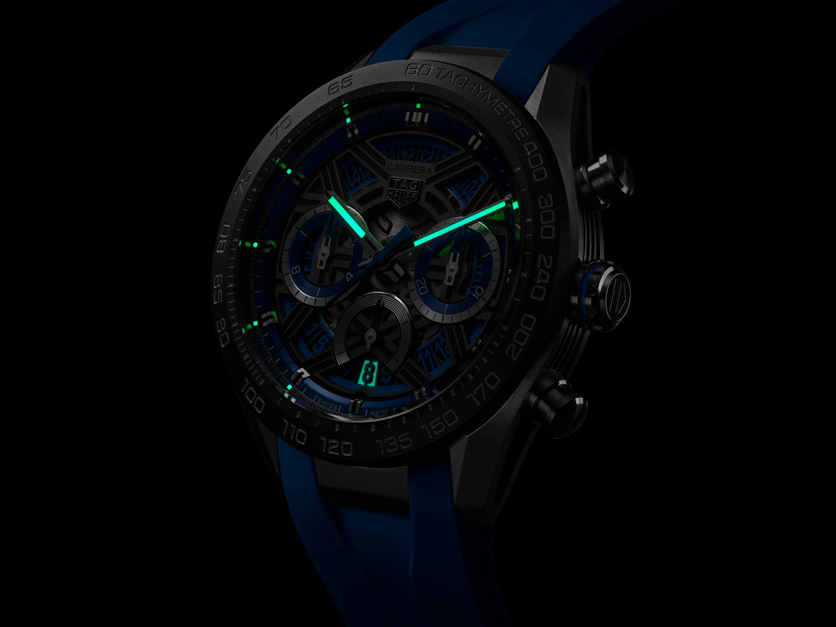 Tag Heuer Carrera Chronograph Extreme Sport Blue 44mm Watch CBU2081.FT6274