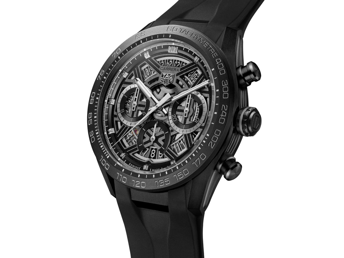 Tag Heuer Carrera Chronograph Extreme Sport Black 44mm Watch CBU2080.FT6272